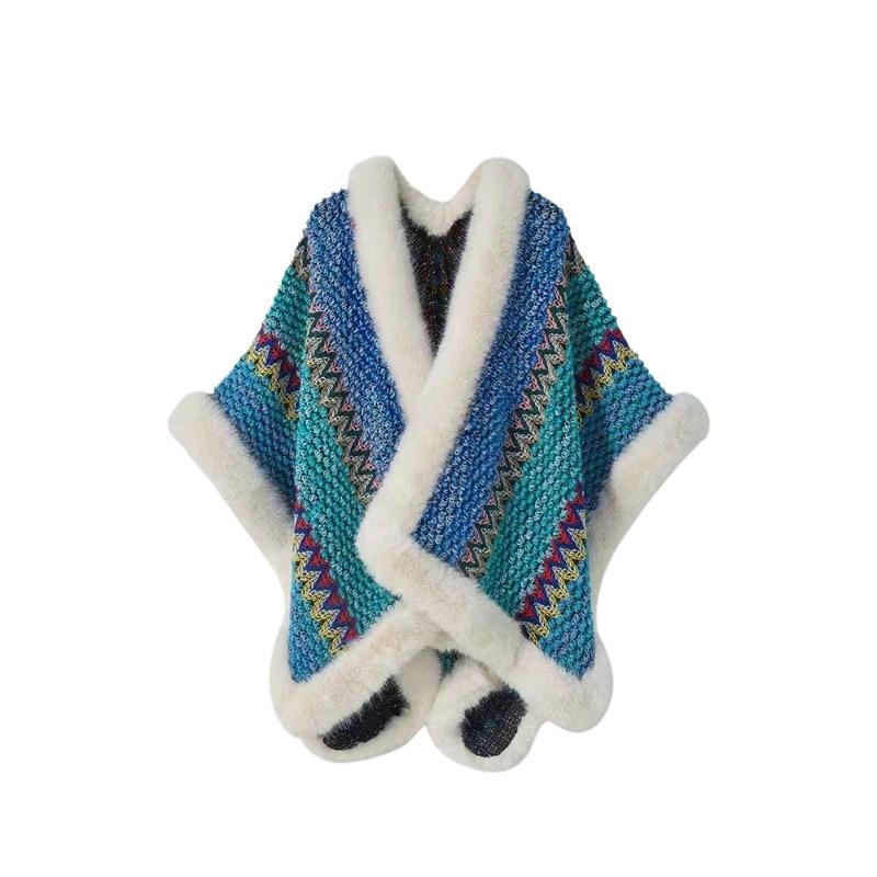 DX ~~~ Меховая шаль, женский наряд, зимний новый модный зарубежный высококачественный шарф из лисьего меха, толстая накидка