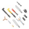 Technology Building Blocks MOC Crane Wheel Push Technical Parts Rod Connector Bricks Shock Absorber