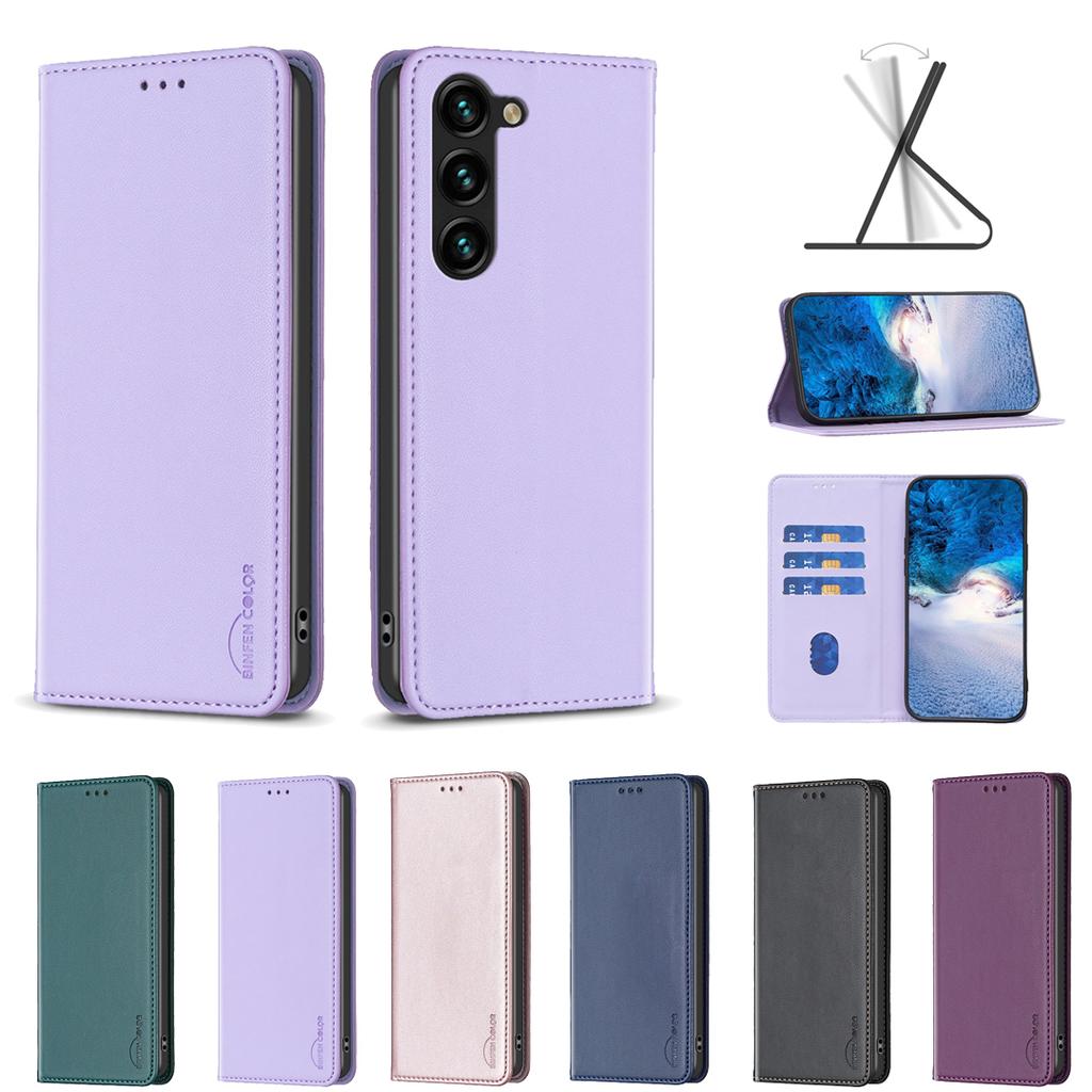 Ultrathin Solid Color Pattern PU Leather Card Slots Wallet Phone Case for Samsung Galaxy S20,S21,S22,S23,S24,A13,A14,A15,A52,A53,A24,A42,A31,M34...