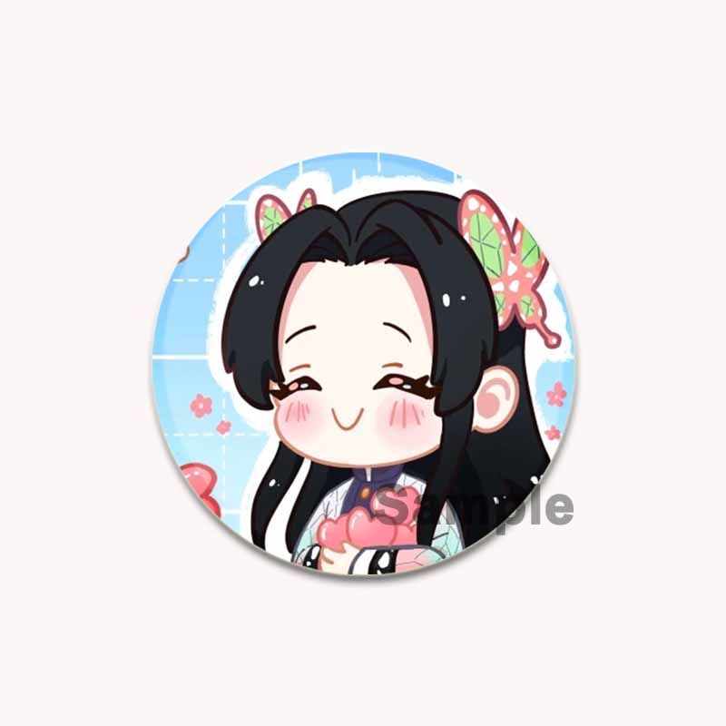 32/44/58 мм аниме Камадо Танджиро/Хасибира Иносукэ броши Кочоу Синобу/Камадо Незуко/Цуюри Канао/Агацума Зеницу значок ручной работы, булавка