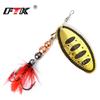 FTK Willow Spinner Lure 20g 14g 8g Copper Size 3#-5# with Treble Hook 2#-1/0# Lure