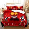 3D Printed Cuphead Show Bedding Set Pillowcase Cartoon Duvet Cover Double Twin Full Queen King Adult Kids Bedclothes Quilt Cover