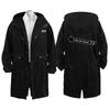 JoJos Bizarre Adventure Anime Hooded Trench Coat Students Winter