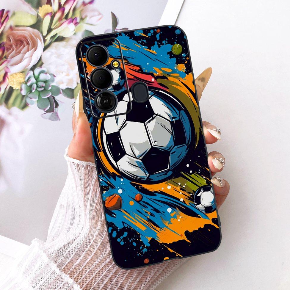 Чехол для телефона Tecno Pop 6 Go Чехол BE6j Силиконовый Милый Кот Модный Забавный Расписной Корпус Для Tecno Pop 6 Go