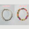 UV Reactive Beaded Necklace Bracelet Set Cat Eye UV Reactive Choker  Daily Wear