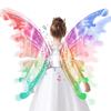 1PC Battery Powered Dreamy Fairy Wings Costume Accessory Angel Wings Girl Performance Props for Kids Elf Wings Party Decorations