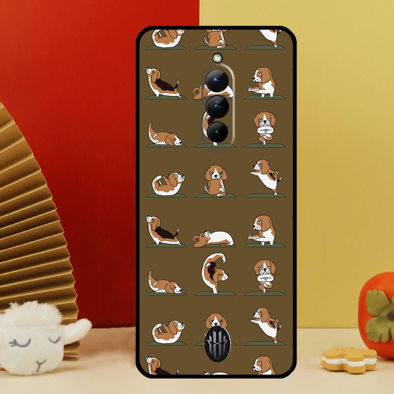 Cartoon Beagle Dog Case For Nubia Red Magic 10 9 8 Pro Plus 6 7 6S 7S Pro 5G 6R RedMagic 8S 9S Pro Plus Cover