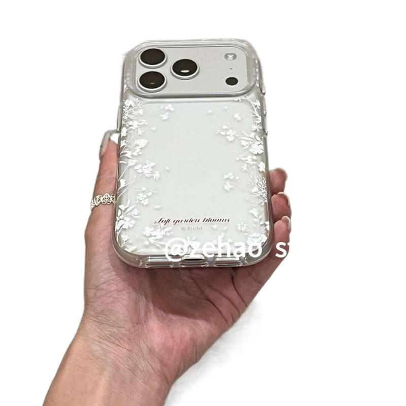 Матовая кружевная английская для чехла мобильного телефона Apple 17promax, новый защитный чехол iPhone16 15.