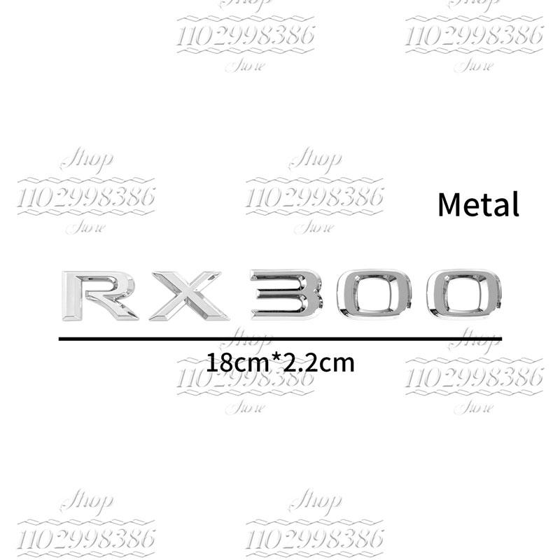 QMV5 Suitable for RX300, RX350, RX500h, RX450h, RX270, RX200t Lexus tail emblem decorative metal letter stickers