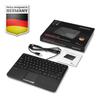 Perixx Keyboard with Touchpad Wired Mini USB Backlit 2USB Hub English Layout PERIBOARD-425