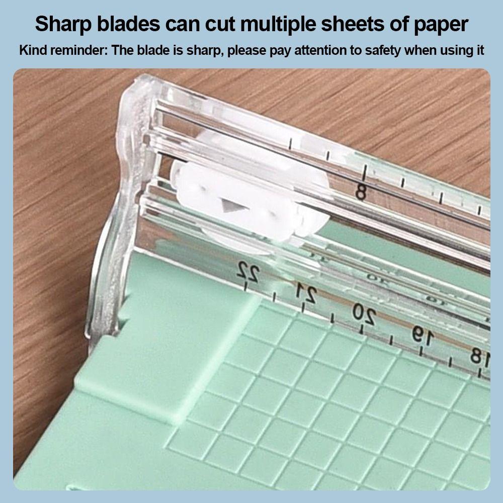 1Pcs Plastic Paper Trimmer A4 Paper Cutting Machine Durable Paper Slide Cutter Home Crafts Tool