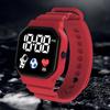 Digital LED Sports Watch Shockproof Square Design Large Screen Adjustable Strap Comfortable To Wear Accurate Time Watch