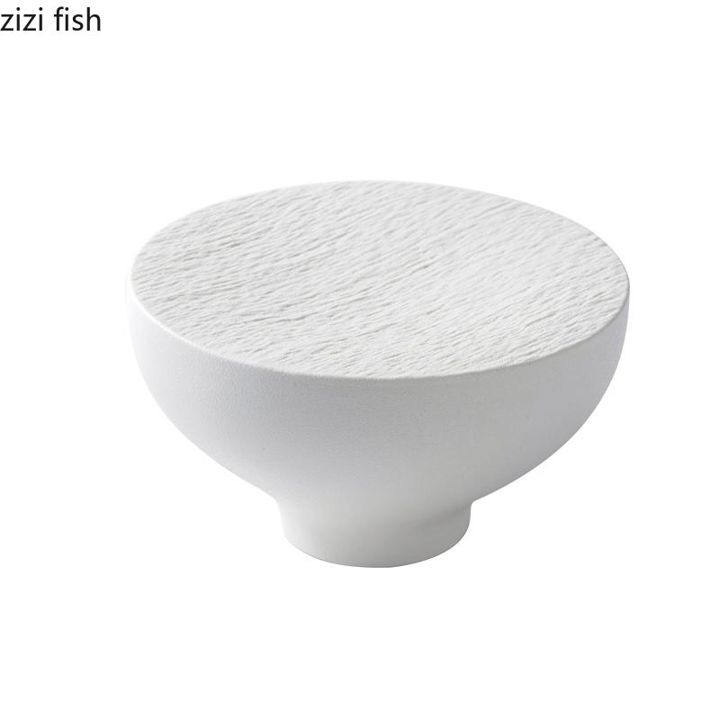 Керамическая черно-белая тарелка с высоким основанием, узорчатая под камень, тарелка для закусок, десертная тарелка, суши-тарелки, креативная посуда для ресторана