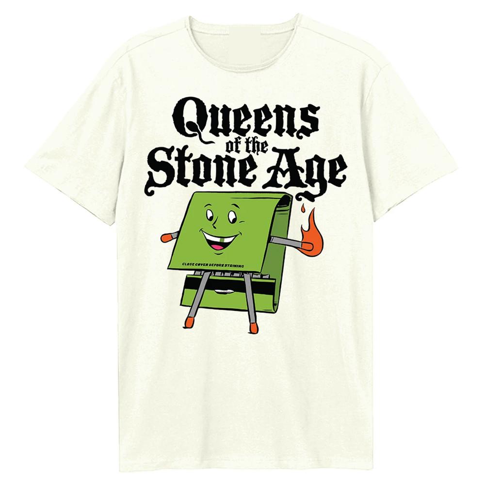 Новый! Футболка унисекс Queens of The Stone Age Match Book Shirt 2025