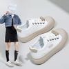 White Shoes for Women New Spring Students Korean Style Versatile Casual Ins Trendy Platform Fashion Sneakers Kt2613