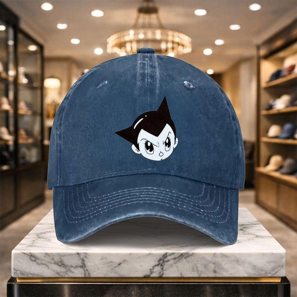 Astro Boy Baseball Cap Adjustable Casual Hat for Outdoor Sports Street Style