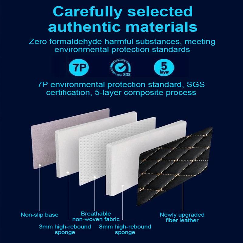 For Mazda 6e EZ-6 J90A 2024 2025 2026 Leather Car Trunk Mat Anti-dirty Cargo Storage Liner Cushion Boot Carpet Auto Accessories