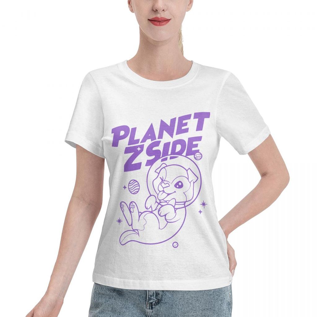 Wardrobe Filler Laurenzside Planet Z Side Unisexs TShirt Shopping Oversized Top