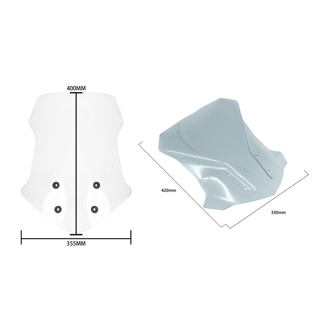 Аксессуары для мотоциклов BMW G310GS 2017-2025 WindScreen Windshield Viser Visor G 310 GS G 310GS G310 Double Bubble Screen ABS