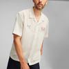 Puma Рубашка Porsche Legacy Crew Letter Print Casual Breathable с коротким рукавом для мужчин, рубашки High-Mountain-Snow 624571-02