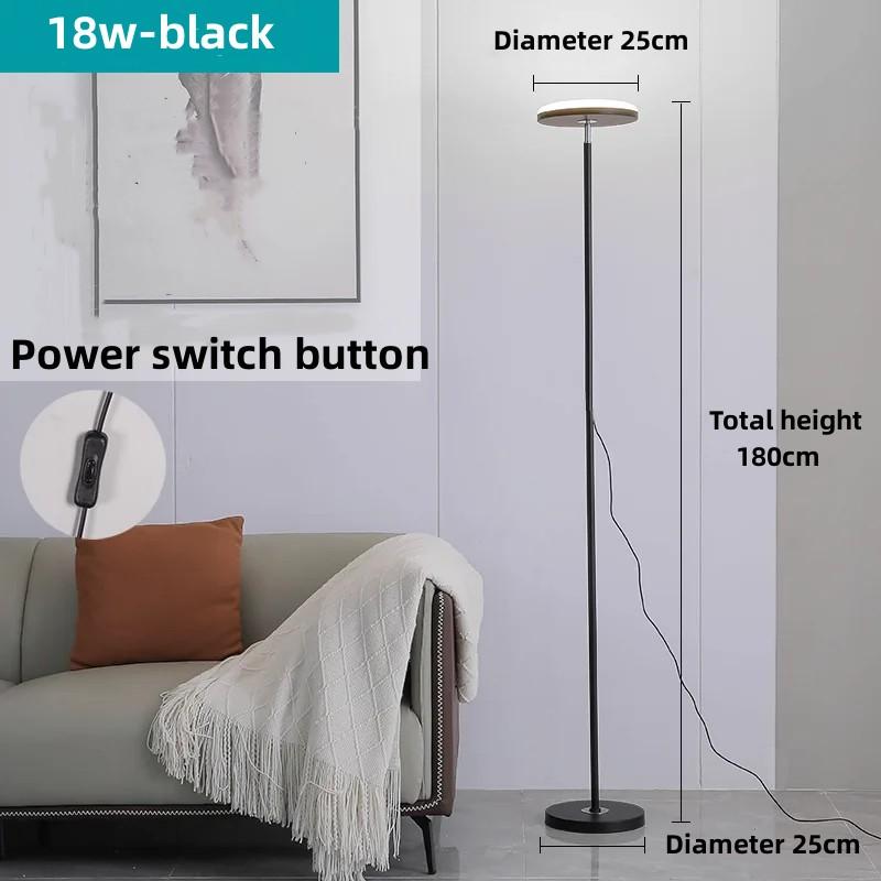 Светодиодный напольный светильник для гостиной, столовой, кабинета, чтения, спальни, у кровати, супер яркий, креативная атмосфера, заполняющий свет, мягкий