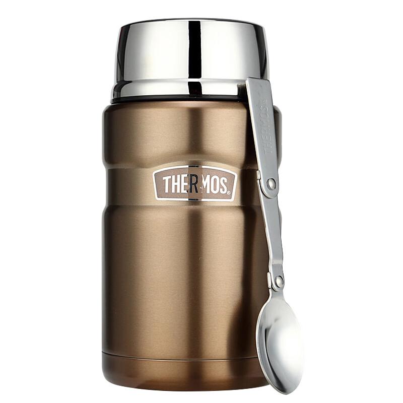 Термос Thermos из нержавеющей стали с вакуумной изоляцией и ложкой