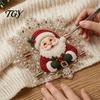 Easy DIY Crafting for Beginners Christmas Faux Pearl Painting Suncatcher Art Kit, Acrylic Snowflake Shape Board Sparkling Craft Projects with