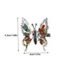 4Pcs Alloy Butterfly Hair Clip Beaded Butterfly Hairpin New Butterfly Hair Barrette  Women Styling