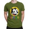 Fan T Shirt Men Pure Cotton Amazing T-Shirts O Neck F-Felix The Cat Cartoon Tees Short Sleeve Tops Printing
