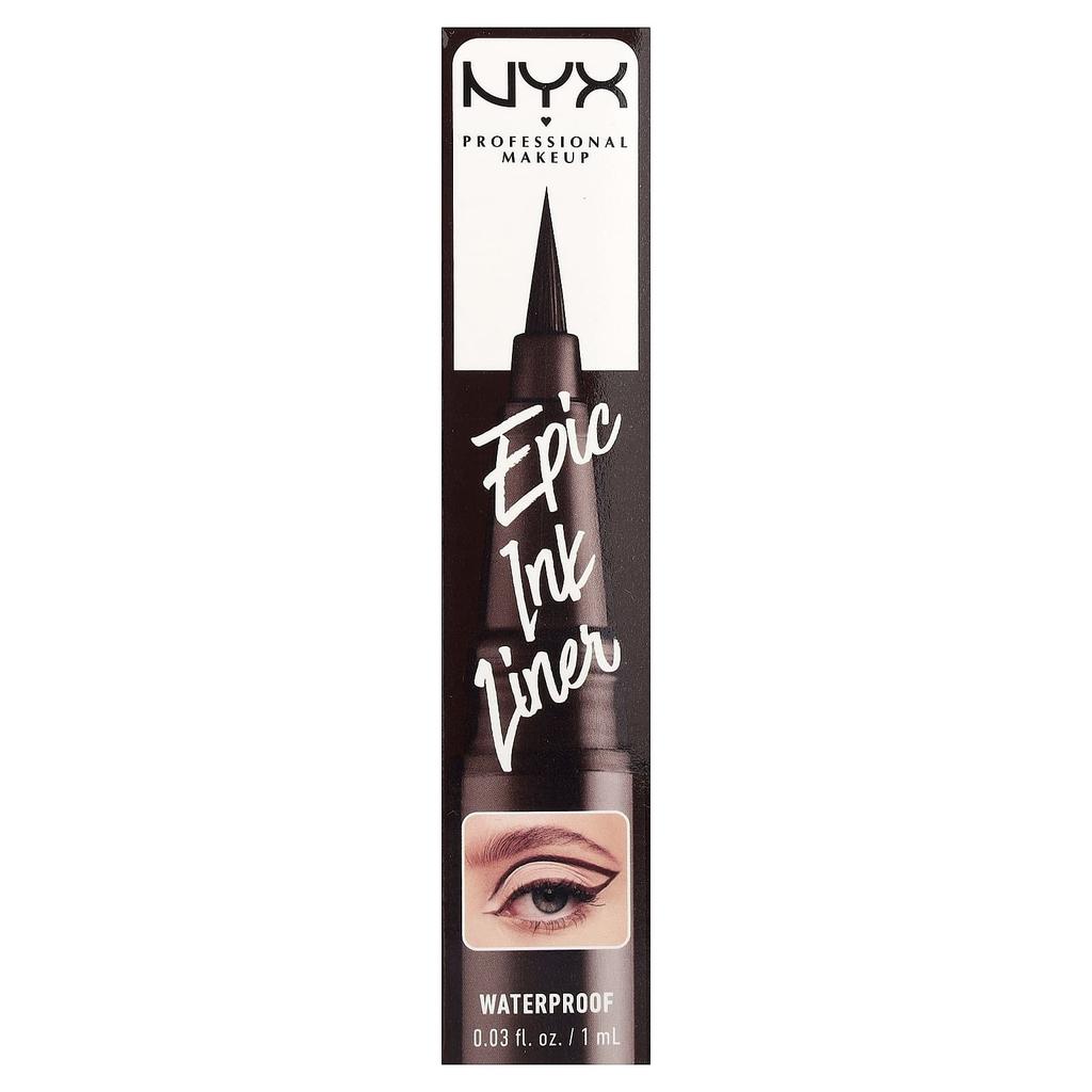 NYX PROFESSIONAL MAKEUP Водостойкая подводка Epic Ink Liner, 04 Молочный шоколад, 1 мл (0,03 жидких унций)