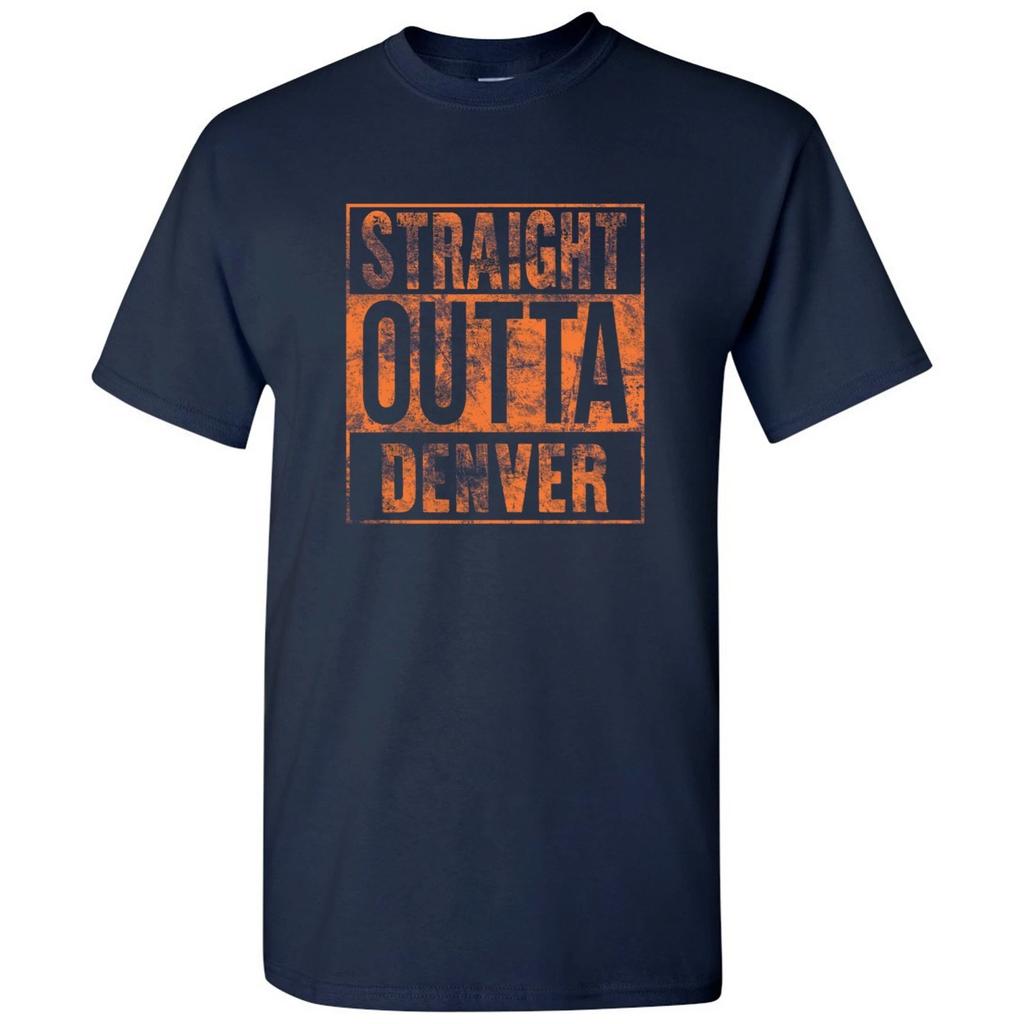 Straight Outta Denver Unisex T Shirt - Navy