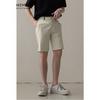 Menseye Men's Shorts Men's Summer Casual Pants Workwear Style Japanese Khaki Versatile Color-Blocking