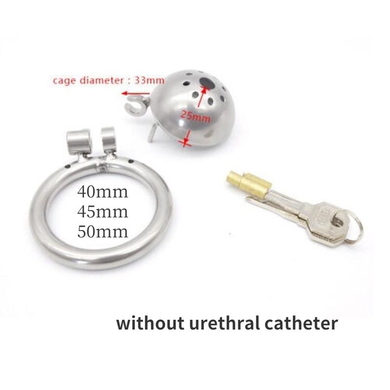 Супермаленькая короткая клетка из нержавеющей стали 304 со скрытым замком