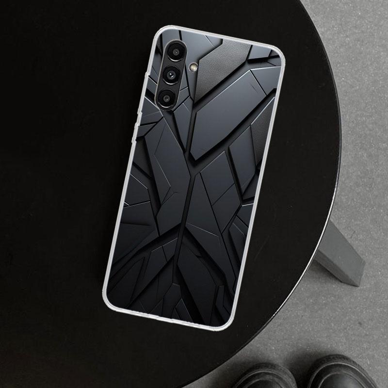 Чехол-накладка с узором из кованого карбона для Samsung Galaxy A17 A16 A26 A36 A56 A57 A37 A15 A25 A35 A55 A14 A24 A34 A54 A13 A23 A3