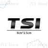 W29New 3D ABS Plastic Car Styling TSI Logo Emblem Rear Bumper Trunk Badge Sticker For VW Volkswagen Golf 4 5 6 MK6 MK7 Jetta Passat