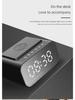 Retro LED Clock Bluetooth Speaker with 15W Wireless Charging for Hotels