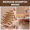 Массажер для кожи головы, силиконовая щетка для шампуня, для влажных и сухих волос, мягкий, гибкий массажер для головы, для чистки волос, для расслабления, для снятия шелушения