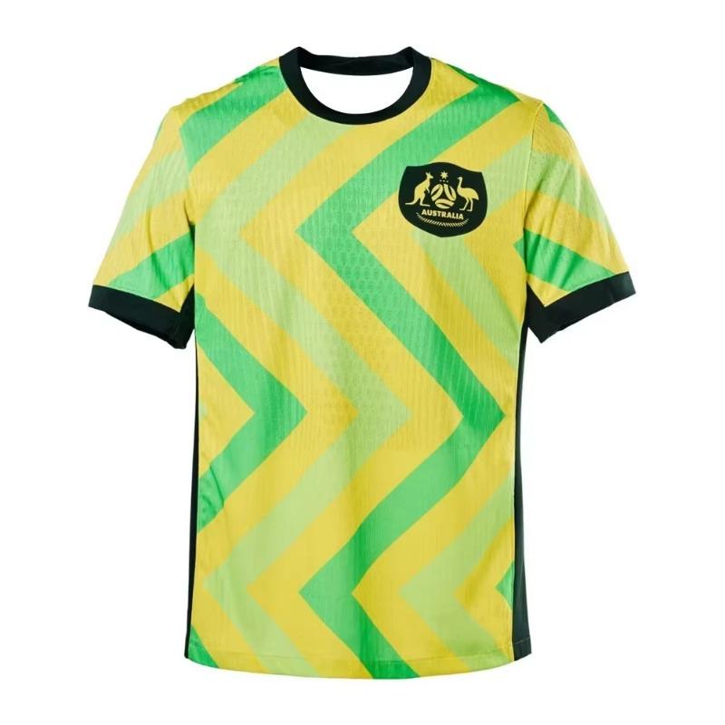 2025 Australia Home Away Football Jersey T Shirt 3D Printed Youth Kids Soccer Training Uniform Quick-drying Tee Clothing