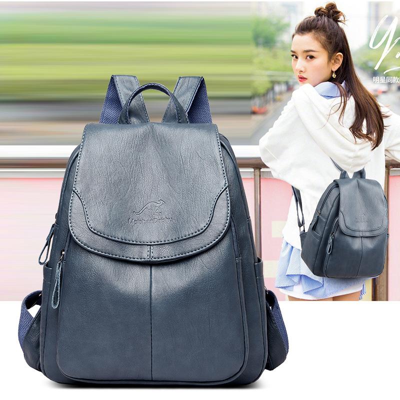 Рюкзаки большой емкости для путешествий, Mochila, женский рюкзак, женский кожаный рюкзак для девочек, женские школьные сумки A Dos