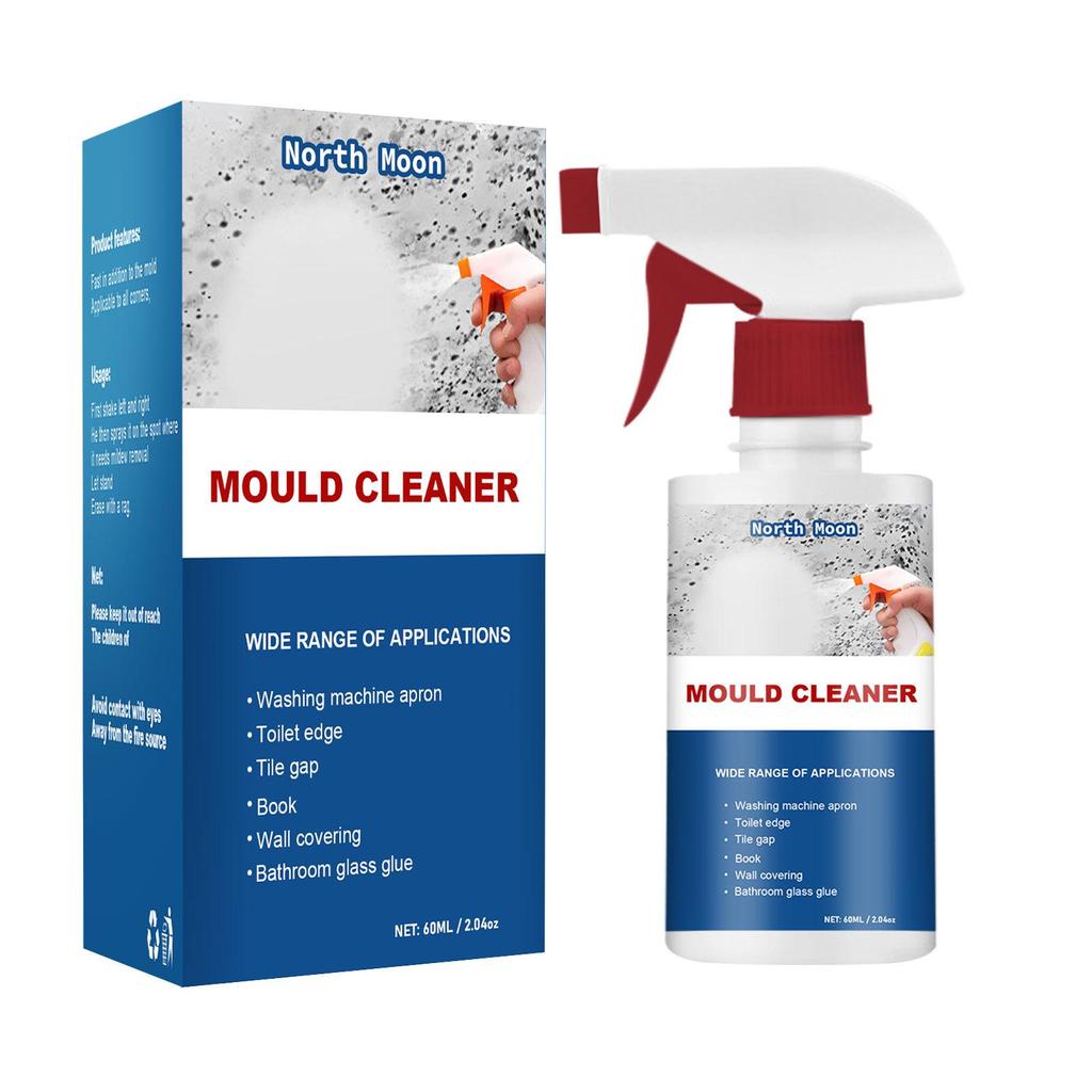 60ml Mould Cleaning Spray Wall Mold Remover Mold Cleaning Spray Bathroom Kitchen Cleaning
