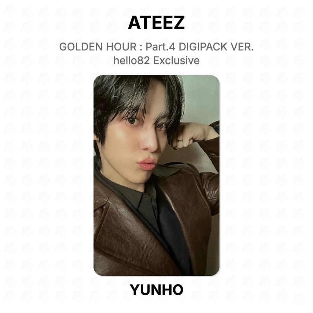 ATEEZ ЗОЛОТОЙ ЧАС : Часть 4 Версия в диджипаке. Эксклюзивная официальная фотокарточка hello82