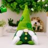Patrick Day Gnome Decorations Handmade Gnome Ornament, Handmade Gnome Gift for Kid Adult Patrick Day Festival