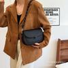 Niche Design Portable Saddle Bag Women's 2025 New Korean Version Retro Commuter Messenger Bag Fashion Shoulder Bag Tide