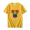 Baby Elephant Glasses Gay Funny Graphic T Shirt For Unisex Oversize Cotton Short Sleeve Tshirts Summer Streetwear Unisexs Clothes