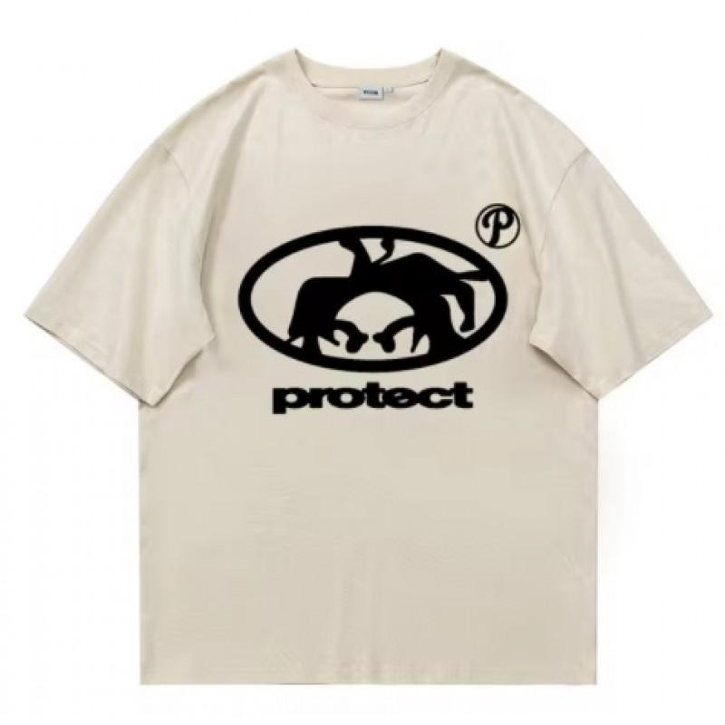 Unisex Oversized Streetwear Graphic Tee Gothic Urban Loose Fit Cotton Short Sleeve T-Shirt 2025