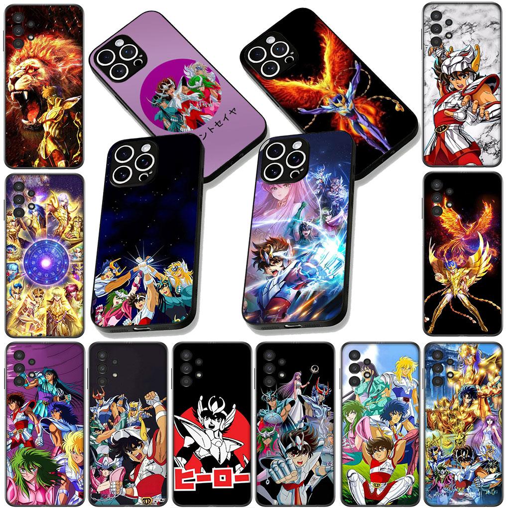 Lovely Saint Cartoon Seiya Phone Cover for Motorola Moto E13 E20 E32 E22 G22 G23 G32 G60 G72 G7 G8 G82 G9 Plus Power Case