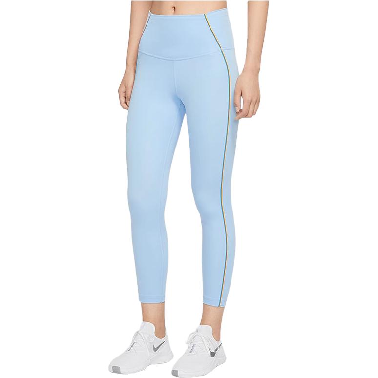 Nike Спортивные брюки женские синие средние CU5361-436