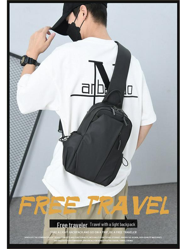 Мужская модная легкая сумка-мессенджер - стильная повседневная сумка через плечо с большой вместимостью для поездок на работу