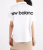 Футболка-поло с коротким рукавом для гольфа 2 [New Balance] (Растяжение/Удержание) / Женский / 012-4268504 030_Белый [L]