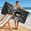 Collingwood Magpies Print Beach Towel, Large Soft Quick Dry Towel for Beach Camping Swimming